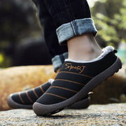 Winter Bag And Casual Home Two-wear Cotton Slippers
